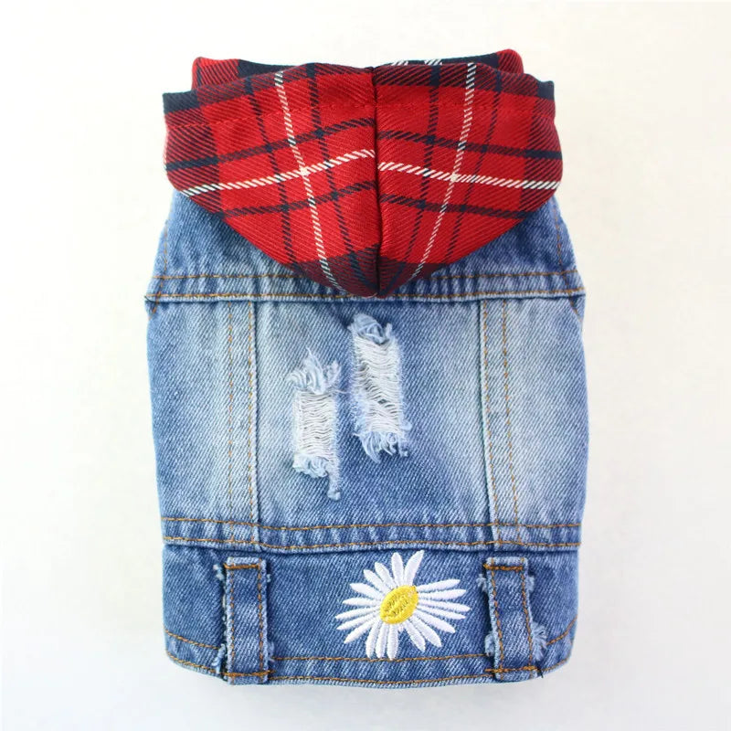 Summer Jeans Series Dog Shirt Denim Clothes for Small Dogs Puppy Chihuahua Cowboy Jacket French Bulldog Outfit Cat Costumes