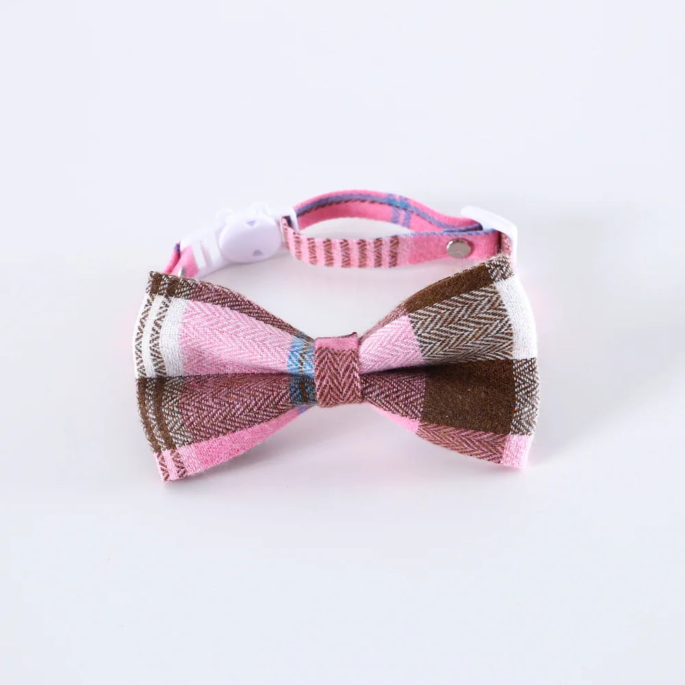 Pet Bow Tie Adjustable Pet Neck Tie Puppy Formal Costume Breakaway Small Dogs Bowtie Collar Cats Grooming Ties Party Accessories
